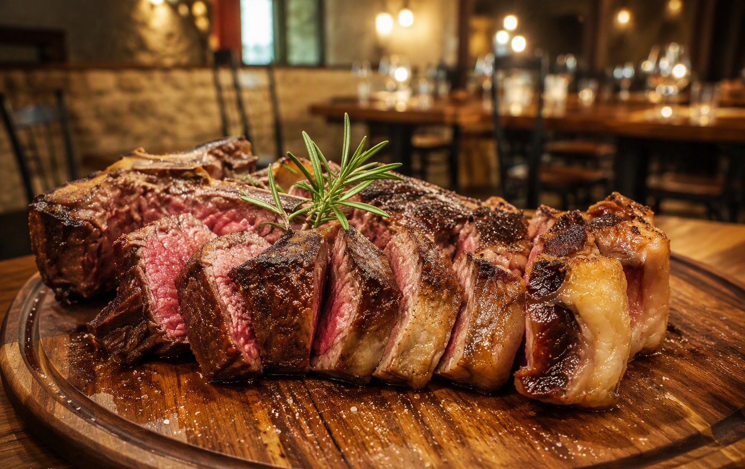 Tagliata di manzo al rosmarino